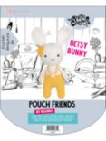 Knitty Critters Pouch Friends Betsy Bunny Crochet Kit