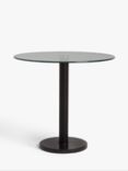 John Lewis Enzo ANYDAY 2 Seater Marble Dining Table, 80cm, Black