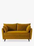Swyft Model 08 Medium 2 Seater Double Sofa Bed, Velvet Mustard