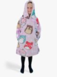 Squishmallows Hugzee Oversized Fleece Hooded Blanket