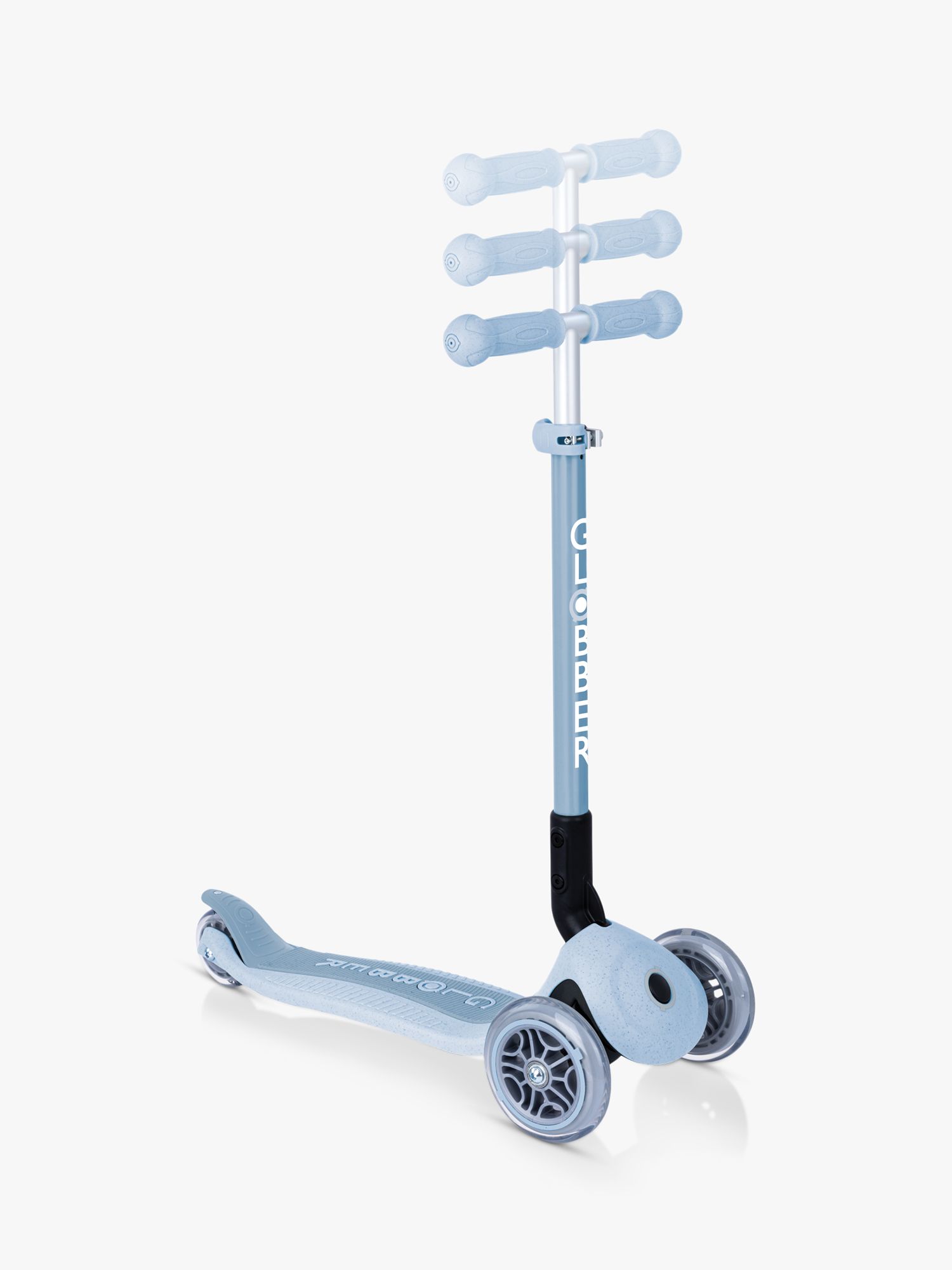 Globber Go-Up Foldable Plus Eco Scooter, Blueberry