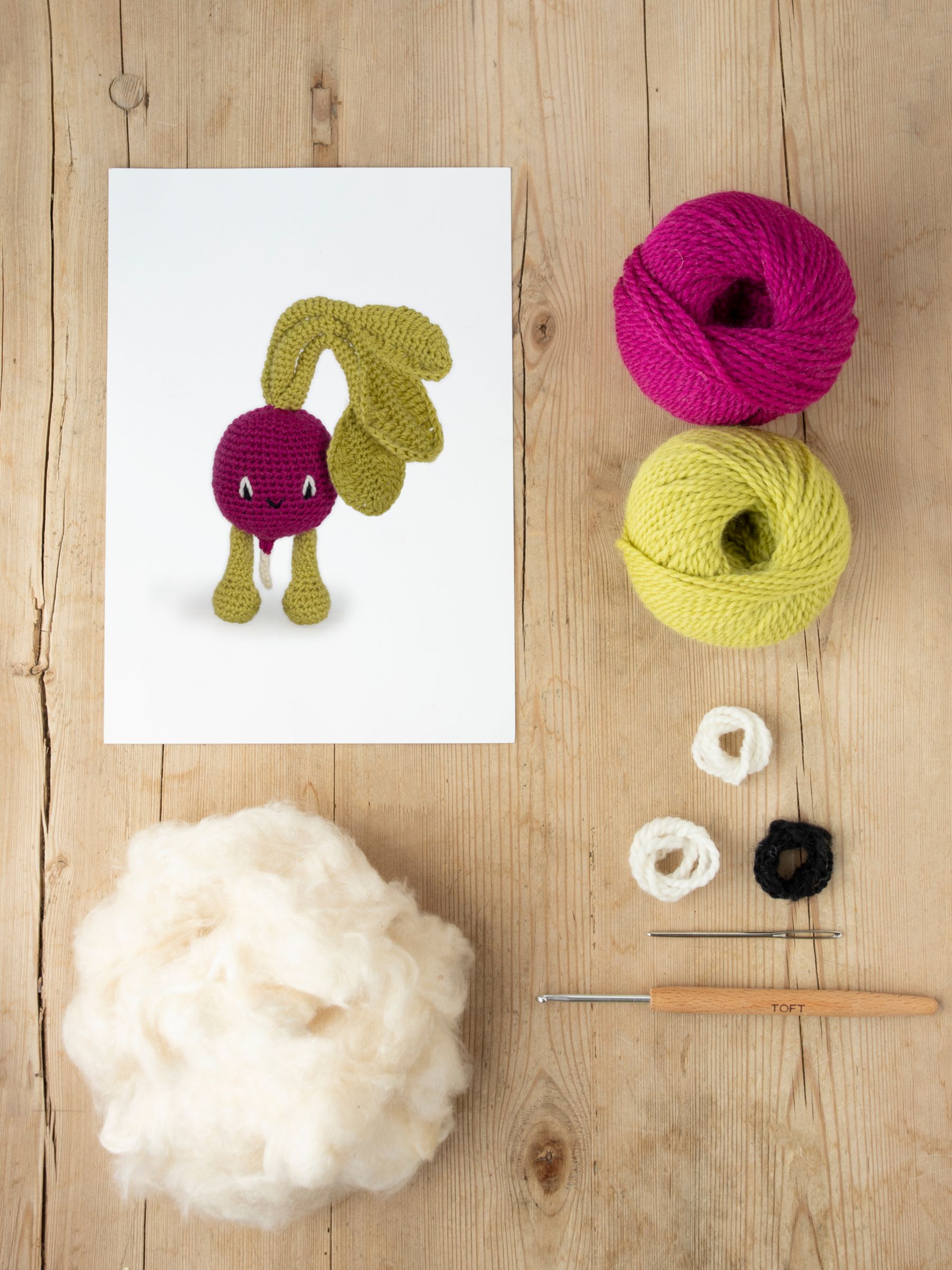 TOFT Radish Crochet Kit