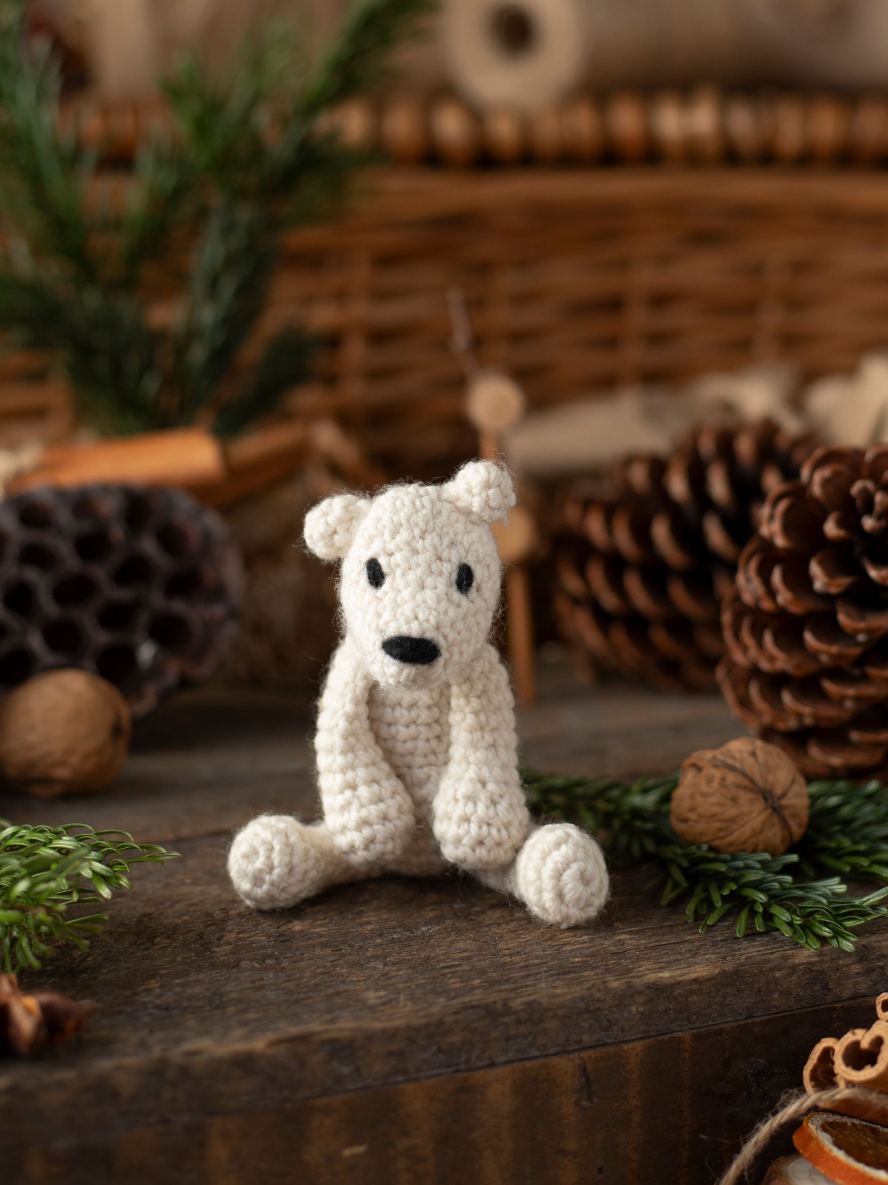 Christmas Polar Bear Crochet Kit