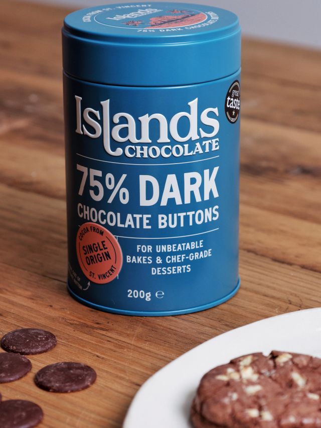 Islands Chocolate 75% Dark Chocolate Buttons, 200g