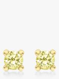 IBB 9ct Yellow Gold Cubic Zirconia Stud Earrings