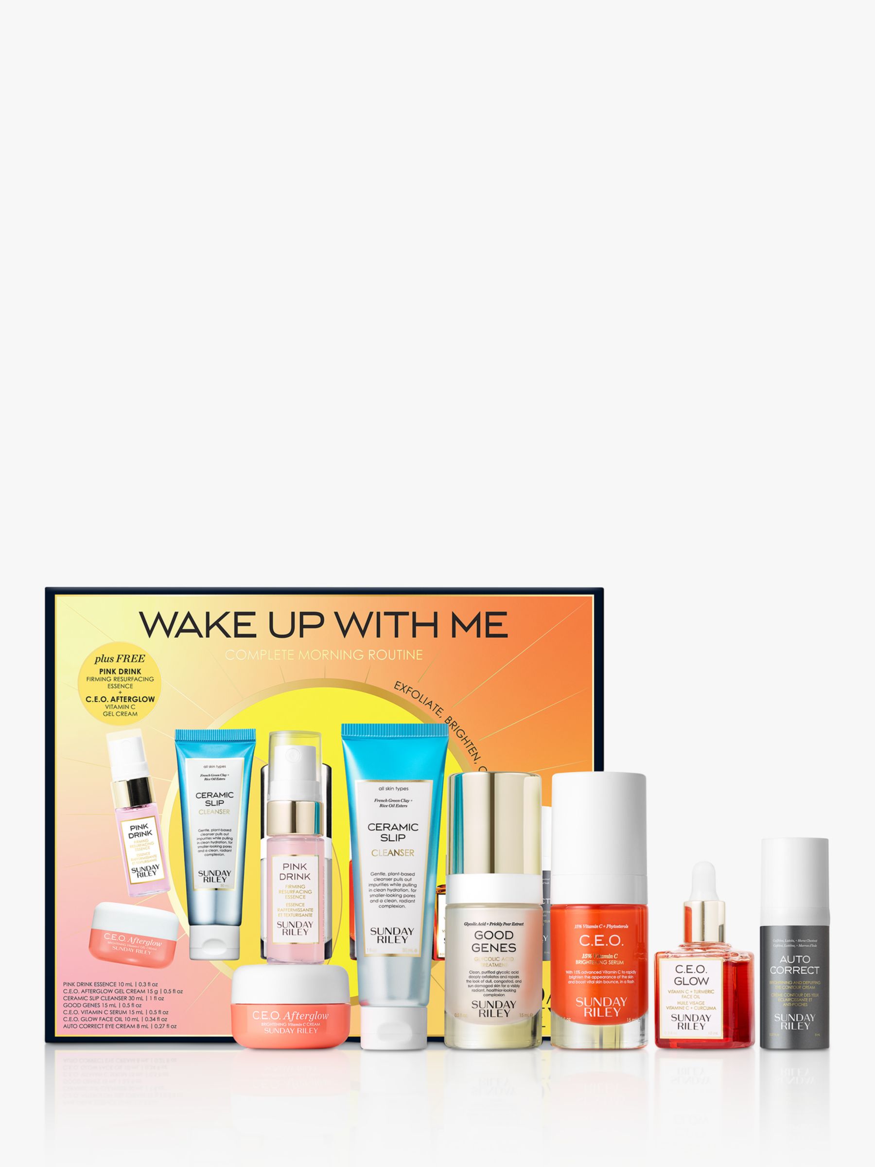 Sunday Riley Wake Up With Me Complete Morning Routine Skincare Gift Set 2