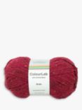 West Yorkshire Spinners ColourLab Aran Knitting Yarn, 100g, Cherry Red Tweed