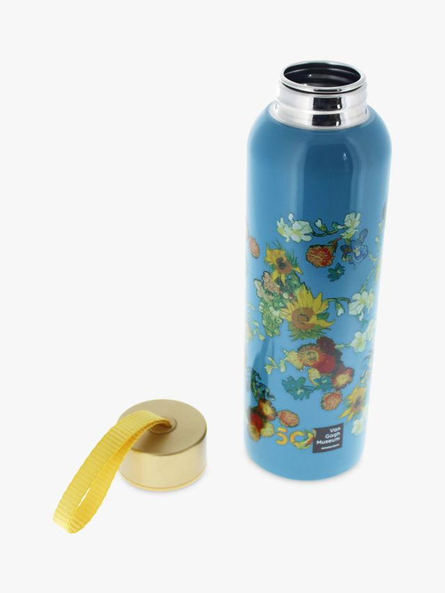 Van Gogh Flowers Water Bottle Personalised Stainless Steel 