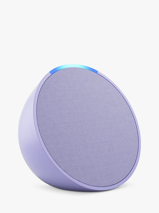 Amazon Echo Pop Smart Speaker with Alexa Voice Recognition & Control, Lavendar Bloom