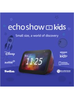 Amazon Echo Show 5 (3rd Gen) Kids Smart Speaker with 5.5" Screen, Alexa Voice Recognition & Parental Controls, Galaxy