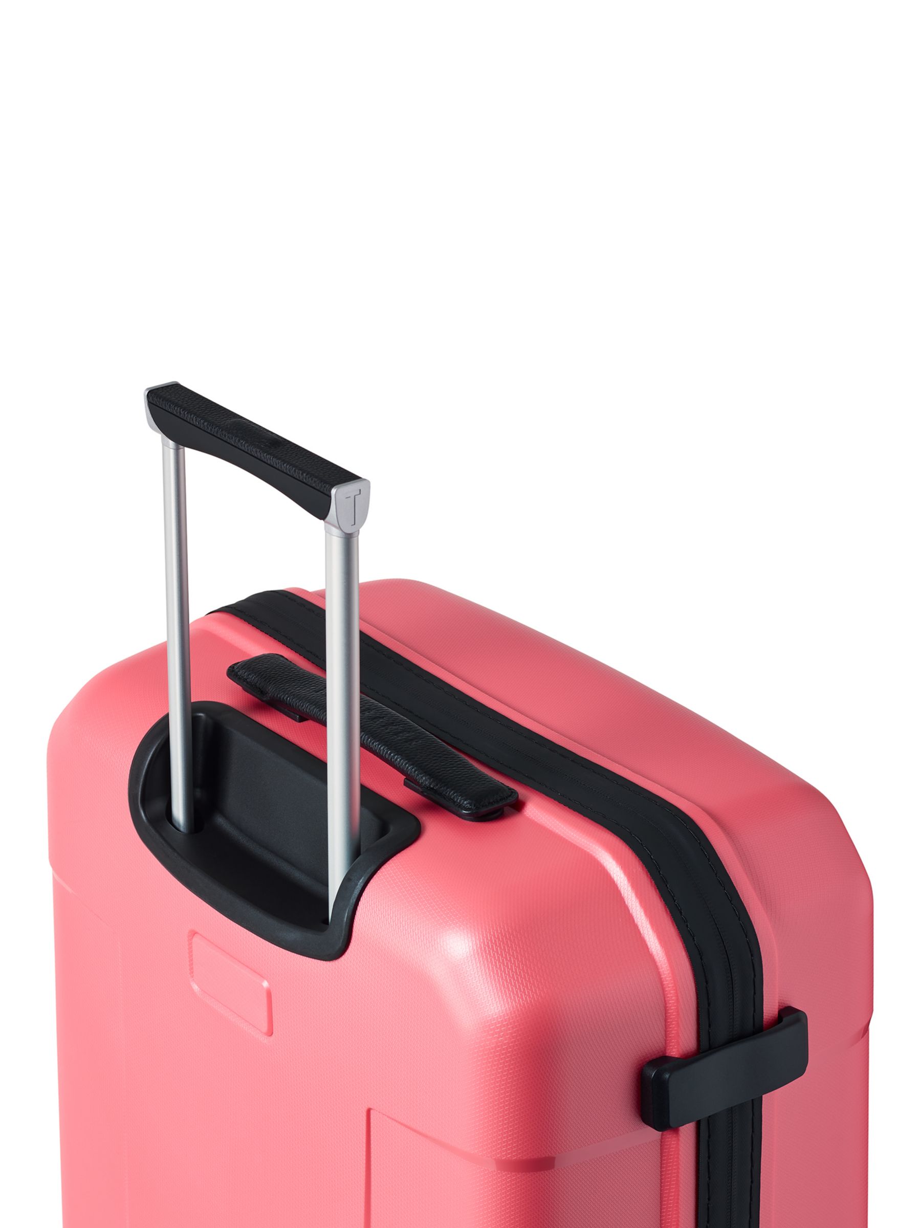 Ted Baker Flying Colours 69cm 4-Wheel Medium Suitcase, Coral Pink