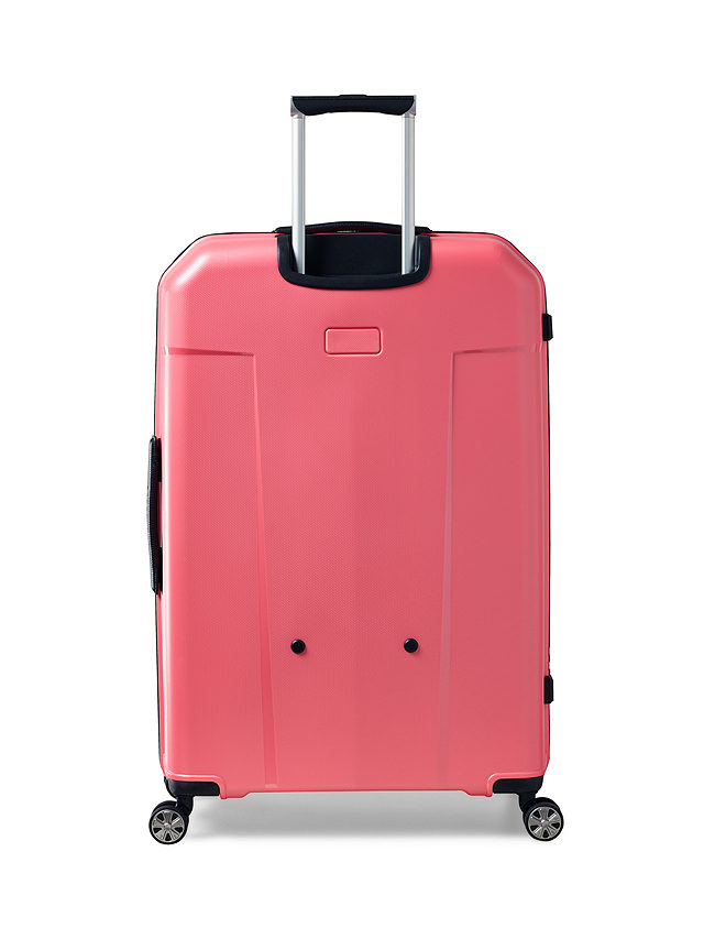 Ted Baker Flying Colours 80cm 4-Wheel Large Suitcase, Coral Pink