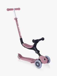 Globber Go-Up Foldable Plus Eco Scooter, Berry