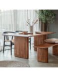 Gallery Direct Salo 6 Seater Fixed Dining Table, Acacia