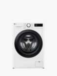 LG F4Y510WBLN1 Freestanding Washing Machine, 10kg Load, 1400rpm Spin, White