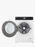 LG F4Y711WBTA1 Freestanding Washing Machine, 11kg Load, 1400rpm Spin, White