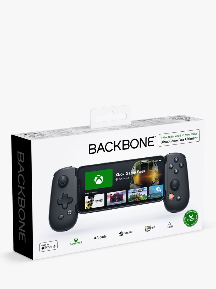 Backbone One (Lightning) Mobile Gaming Controller for iPhone [Includes 1  Month Xbox Game Pass Ultimate] Black BB-02-B-X - Best Buy