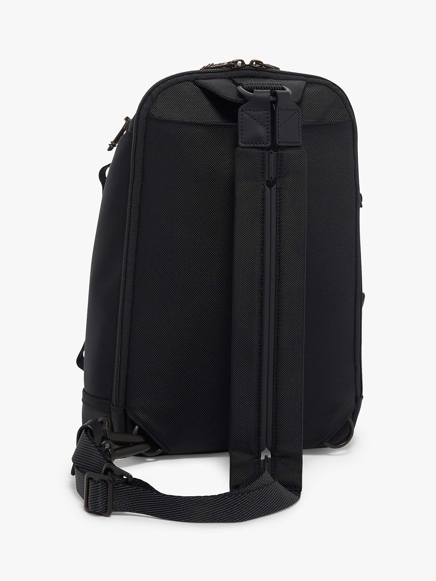 Buy TUMI Alpha Bravo Knight Sling Backpack, Black Online at johnlewis.com