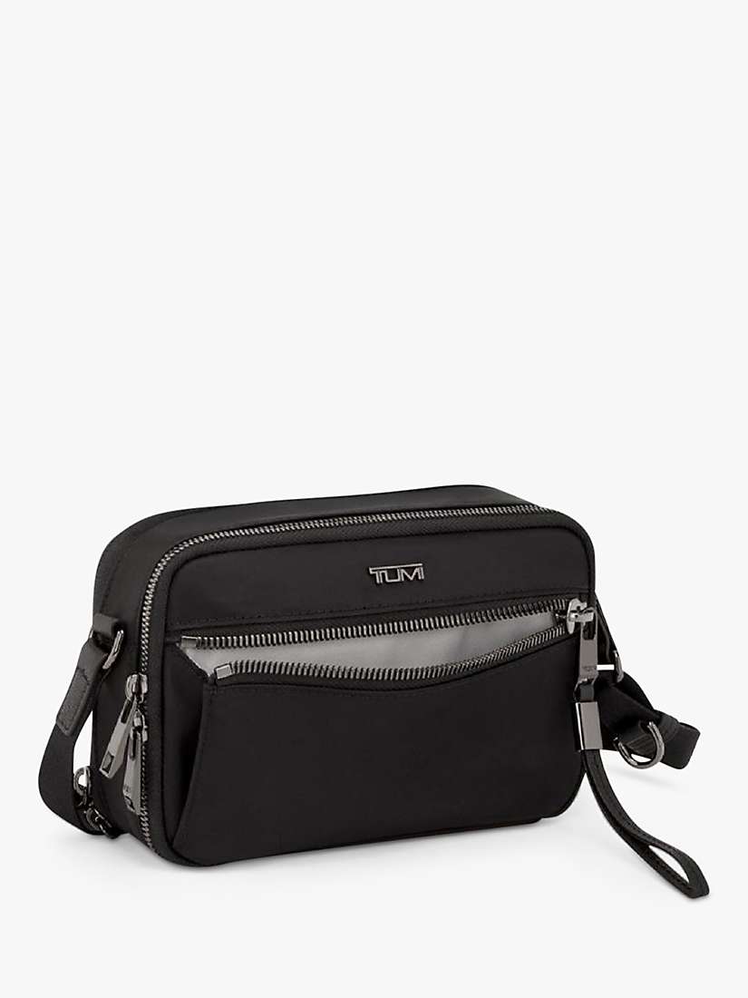 Buy TUMI Voyageur Langley Crossbody Bag, Black/Gunmetal Online at johnlewis.com