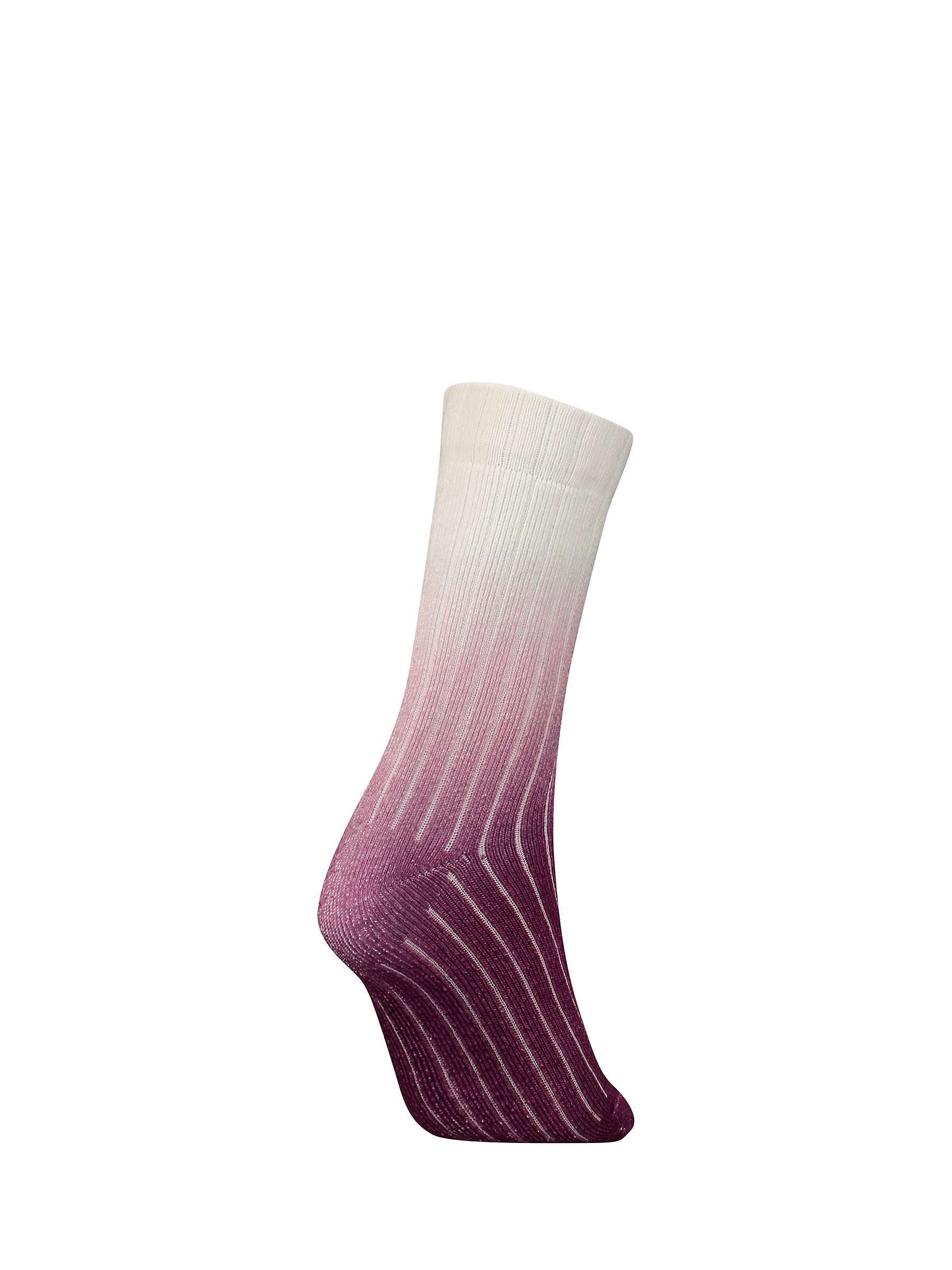 Buy Calvin Klein Gradient Ankle Socks, Amaranth Online at johnlewis.com