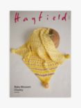 Hayfield Baby Blossom Chunky Petal Pom Pom Blanket Knitting Pattern, 5575