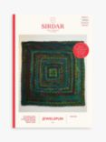 Sirdar Jewelspun Aran Blanket Knitting Pattern, 10724