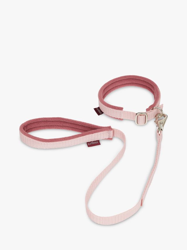 Pink collar hotsell and lead