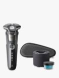 Philips S5887/50 Series 5000 Wet & Dry Men's Electric Shaver with Pop-up Trimmer, Travel Case, Quick-Clean Pod and Full LED Display, Carbon Grey