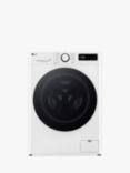 LG FWY706WWTN1 Freestanding Washer Dryer, 10kg/6kg Load, 1400rpm Spin, White