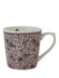 Laura Ashley Damson Collectables Bone China Mug, Set of 4, 270ml, Damson