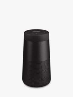 Bose SoundLink Revolve II Water-resistant Portable Bluetooth Speaker with Built-in Speakerphone, 2023, Triple Black