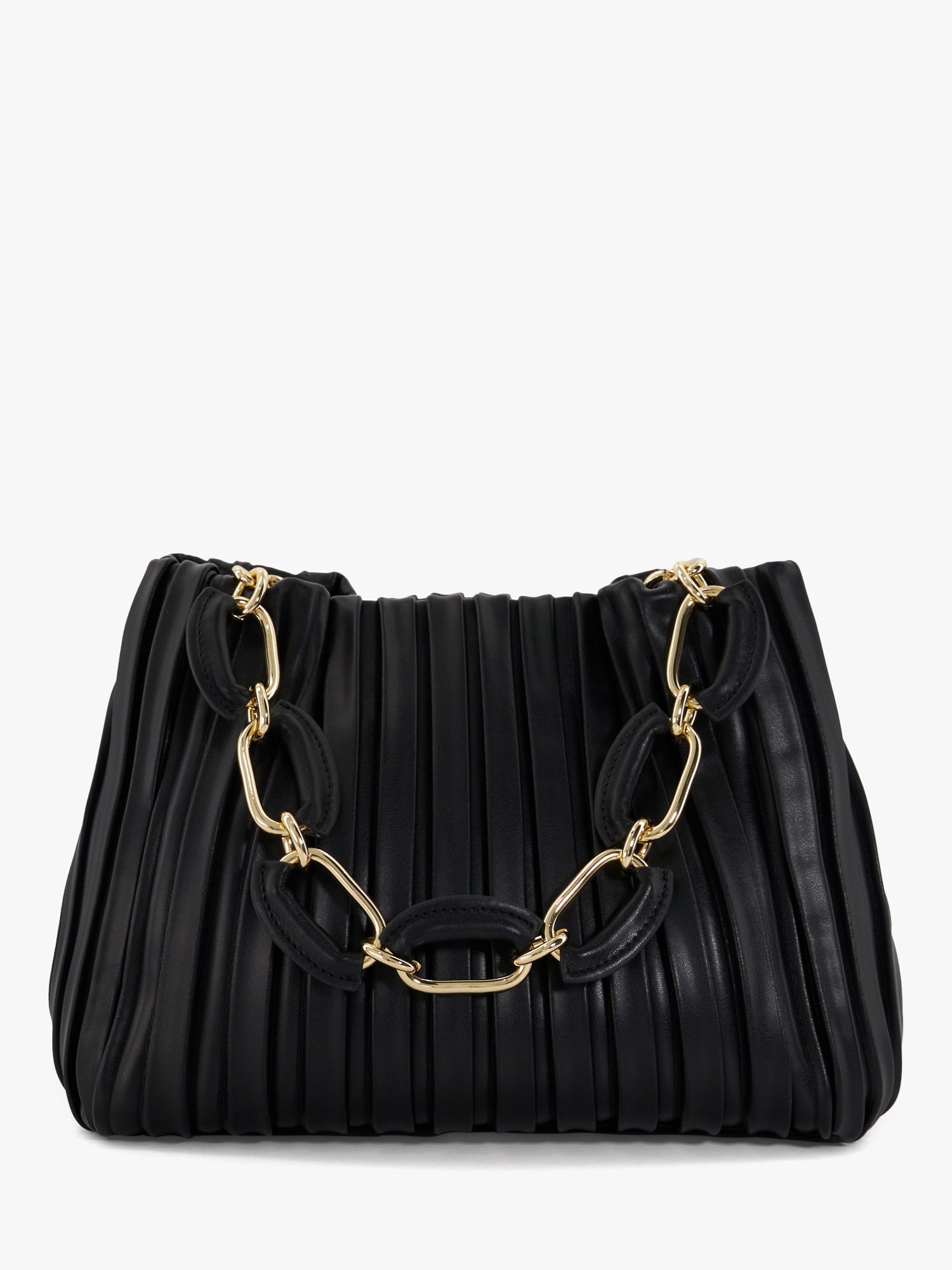Dune Dominie Pleated Chain-Handle Slouch Bag