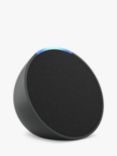 Amazon Echo Pop Smart Speaker with Alexa Voice Recognition & Control, Charcoal