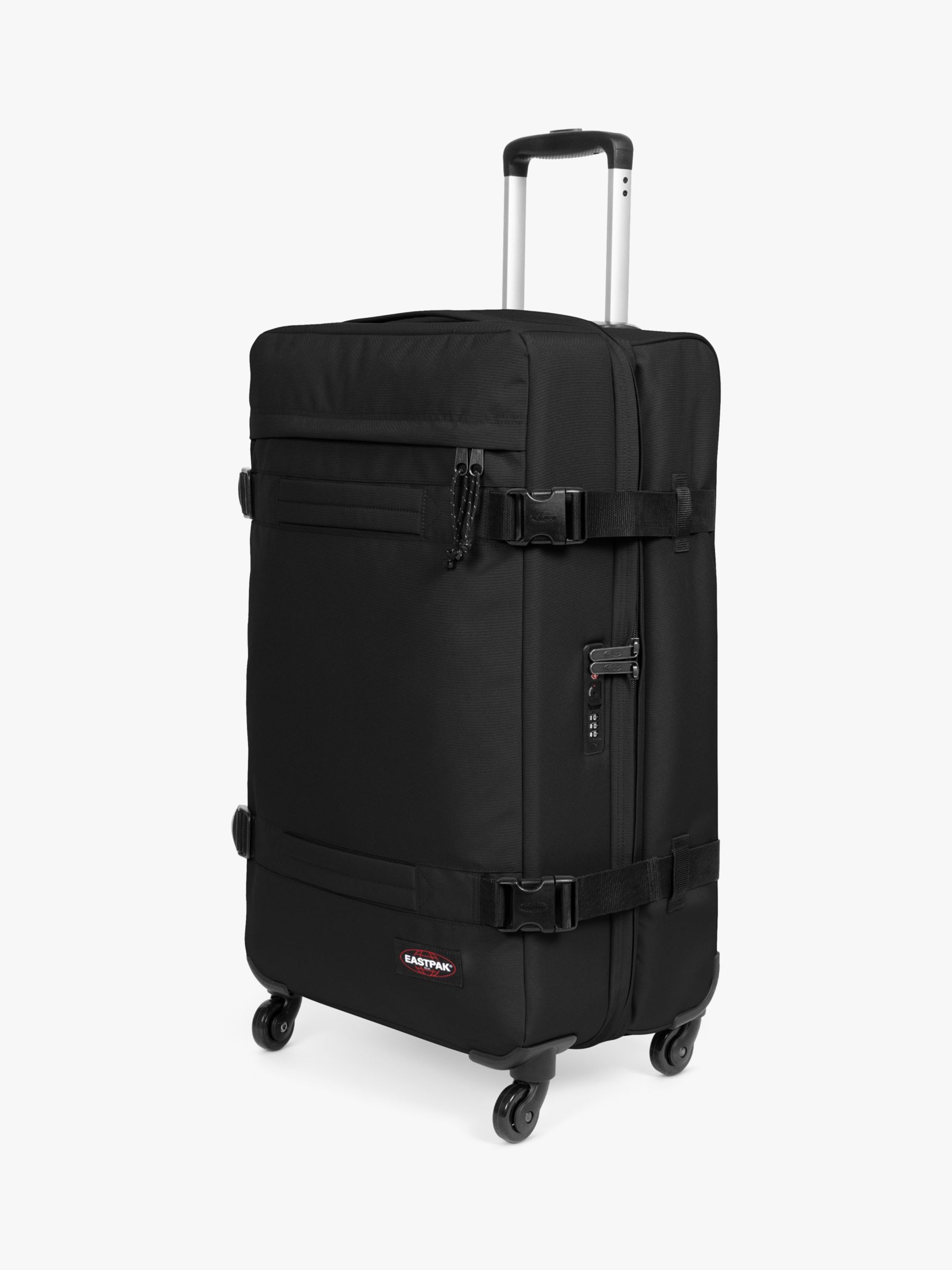 Eastpak Transit'R 4-Wheel 70cm Medium Suitcase, Black