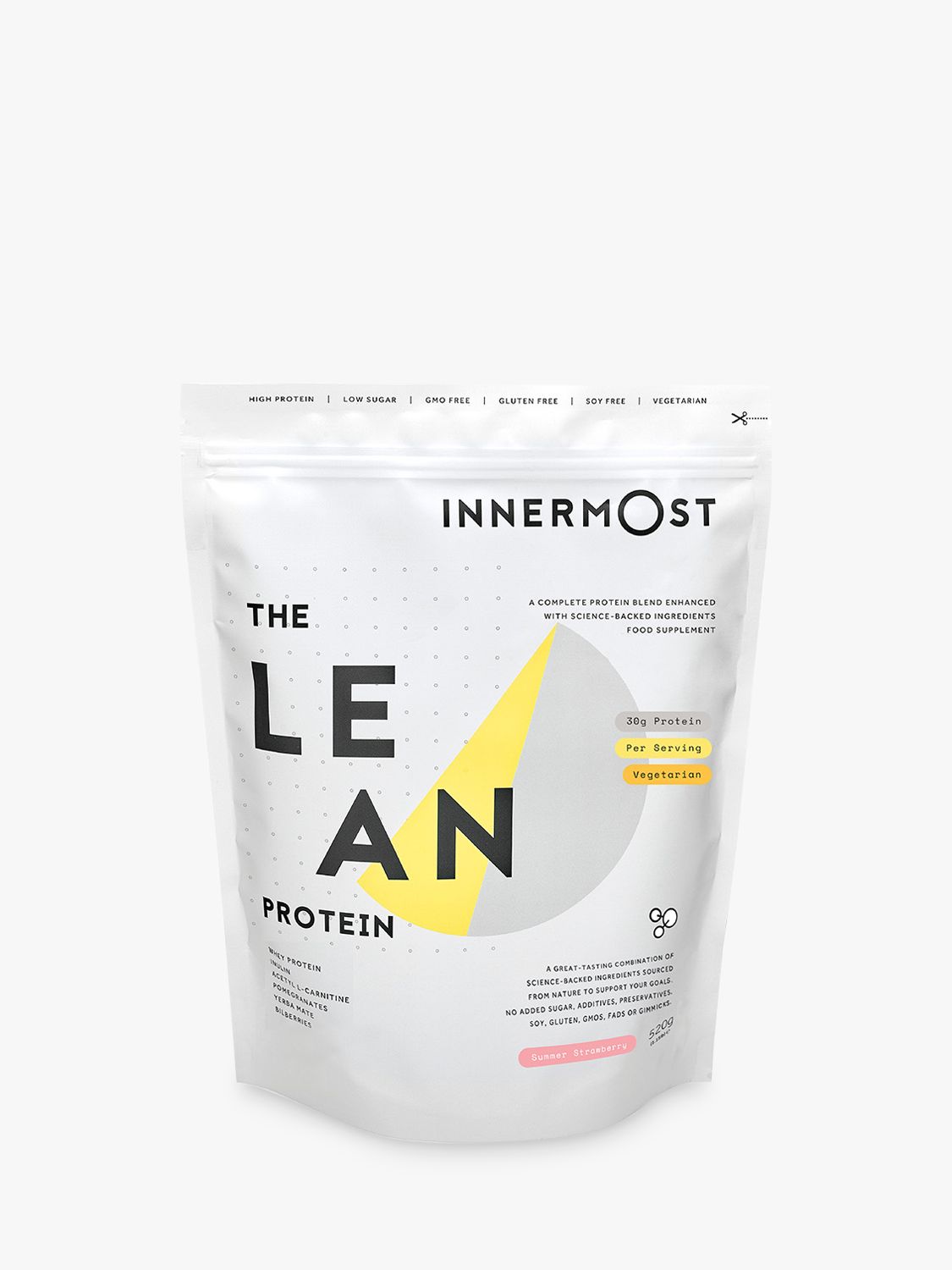 Innermost  The Lean Protein Powder Summer Strawberry, 520g 1