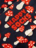 Happy Socks Toadstool Mushroom Socks, One Size, Navy/Multi