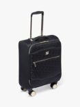 Dune Oriel 4-Wheel 55cm Monogram Print Cabin Case, Black