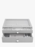 Stackers Supersize Display 2 Drawer Jewellery Box, Grey