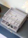 Stackers Supersize Display 2 Drawer Jewellery Box, Taupe