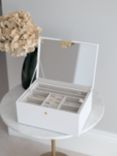 Stackers Luxury Classic Jewellery Box, White