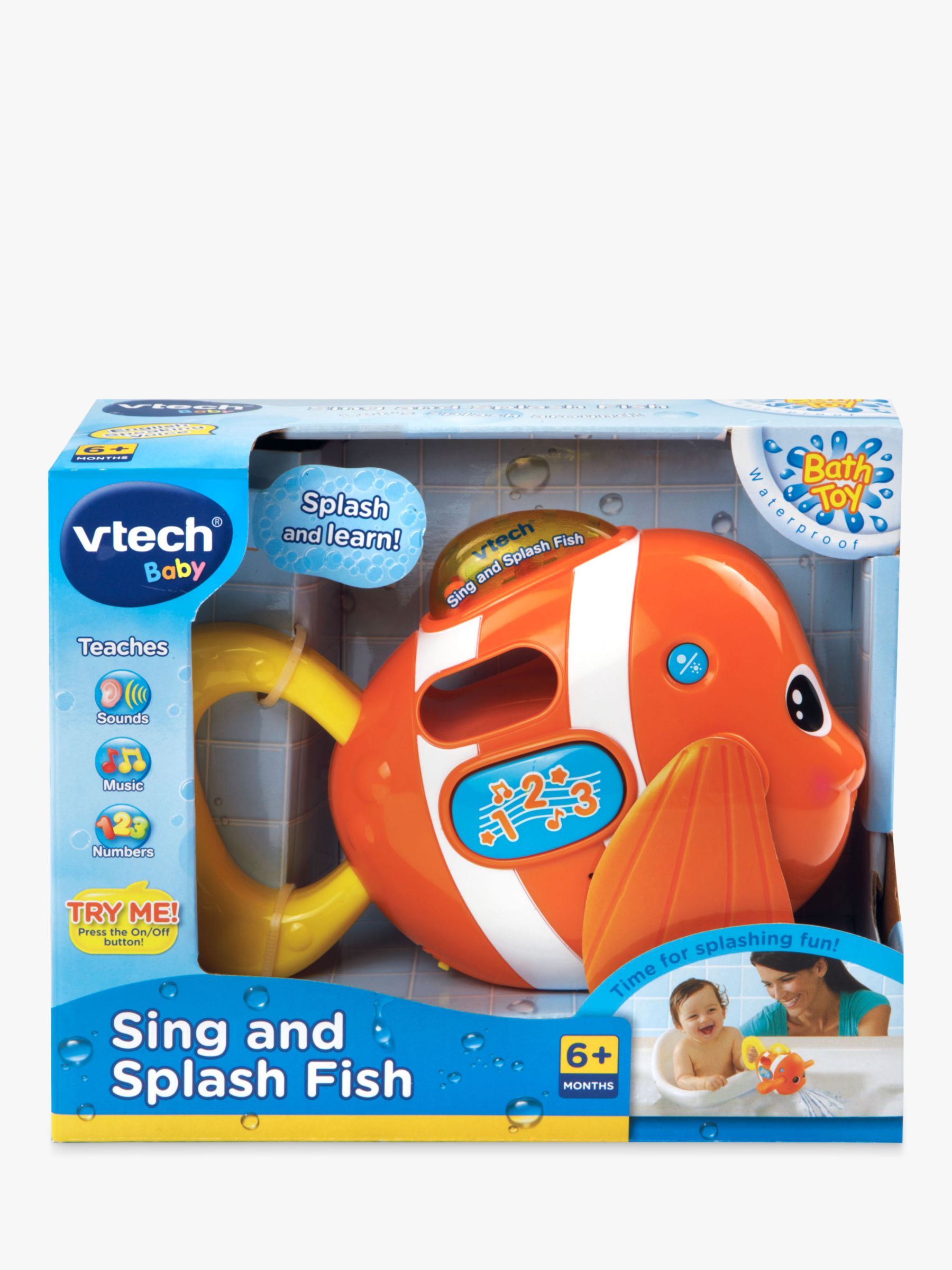 VTech Sing & Splash Fish Bath Toy