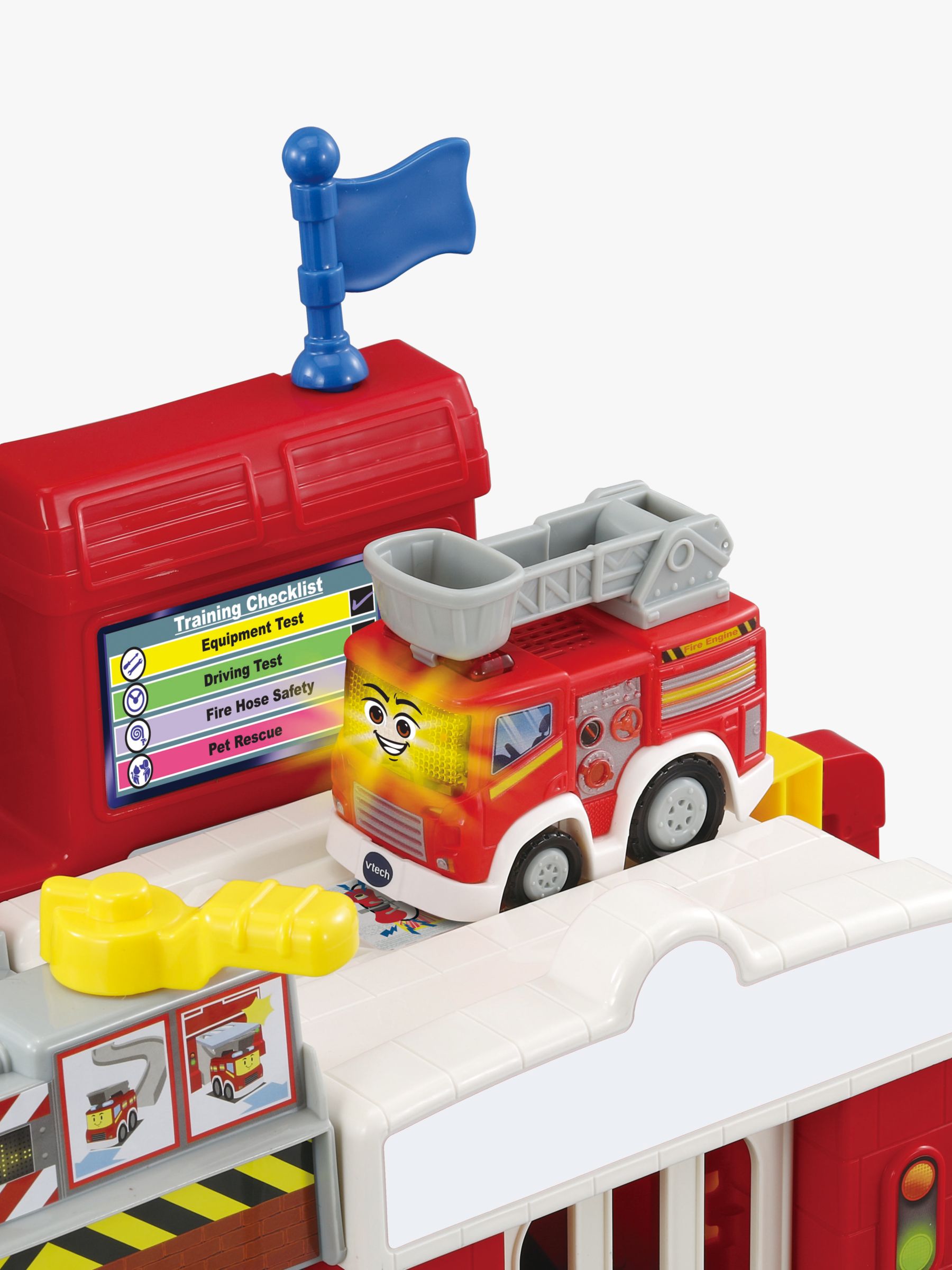 toot toot drivers fire station  Vtech Toddler Interactive and Educational  Toy for Children with Music and Light For Kids Boys and Girls 503903 Toot  Drivers Refresh Fire Station, Multicolour