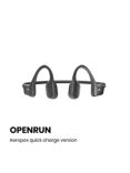 Shokz OpenRun Bluetooth Wireless Open-Ear Headphones