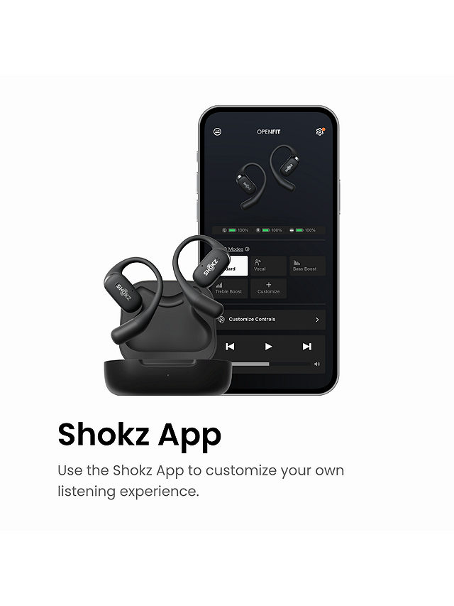 Shokz OpenFit Bluetooth True Wireless Open-Ear Headphones