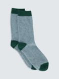 John Lewis Speckled Wool Silk Blend Socks