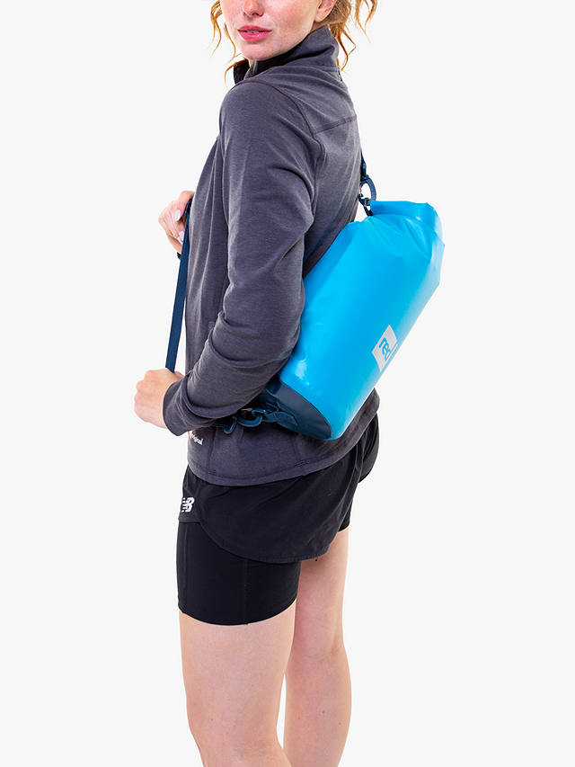 Red 10L Roll-Top Dry Bag, Ride Blue