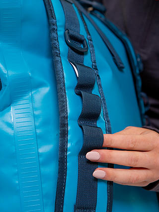 Red 30L Waterproof Roll-Top Dry Bag Backpack, Ride Blue