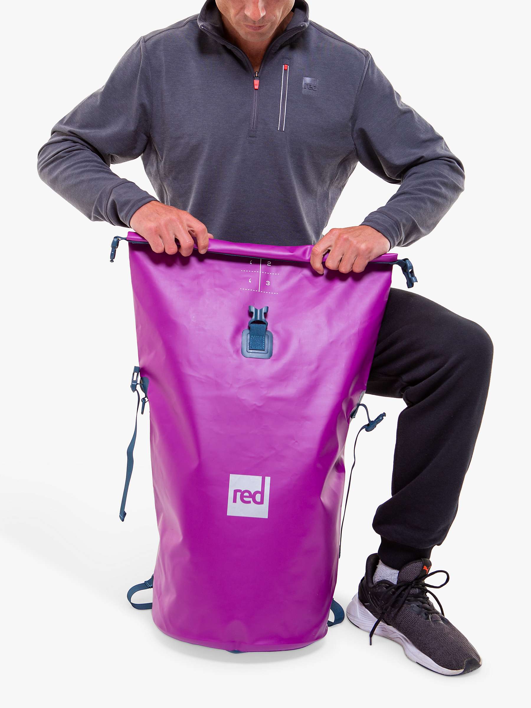 Buy Red 30L Waterproof Roll-Top Dry Bag Backpack Online at johnlewis.com