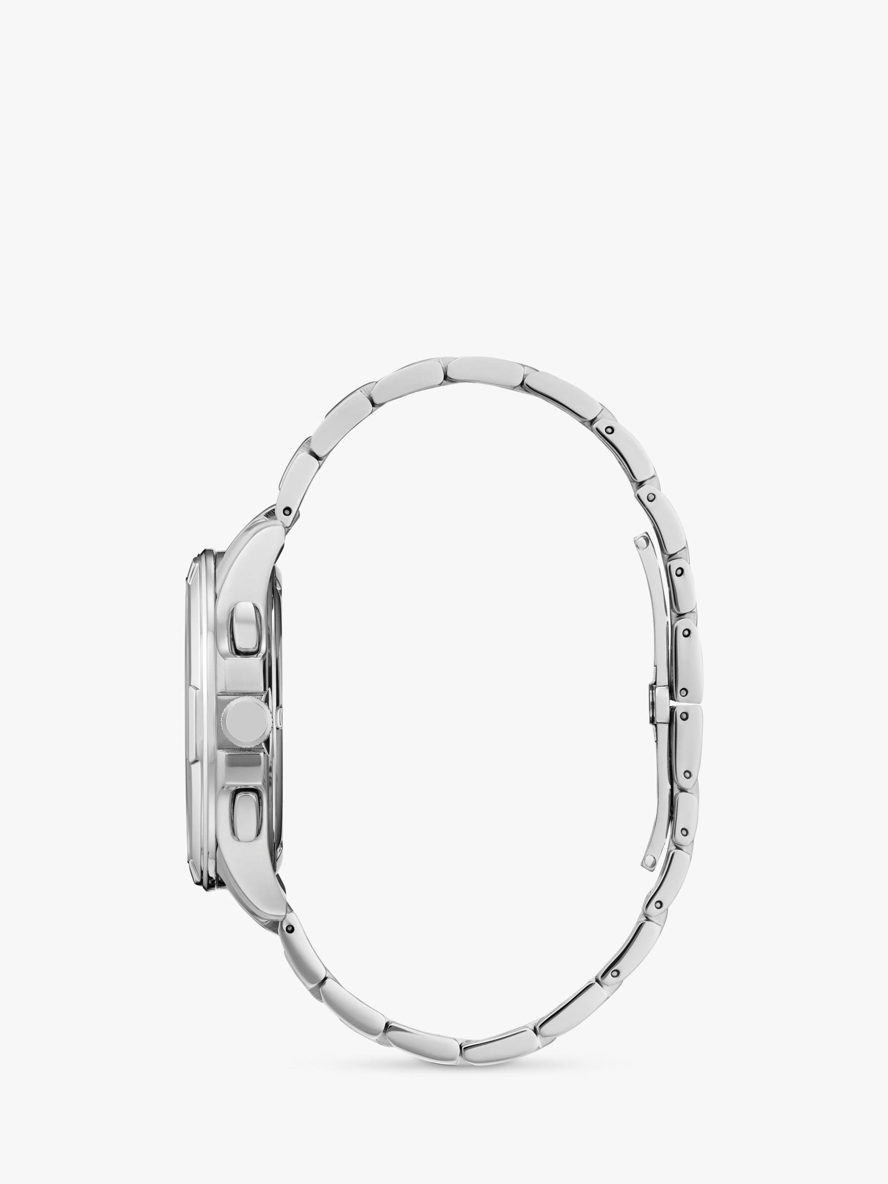 Citizen Men's Classic 8700 Eco-Drive Bracelet Strap Watch, Silver