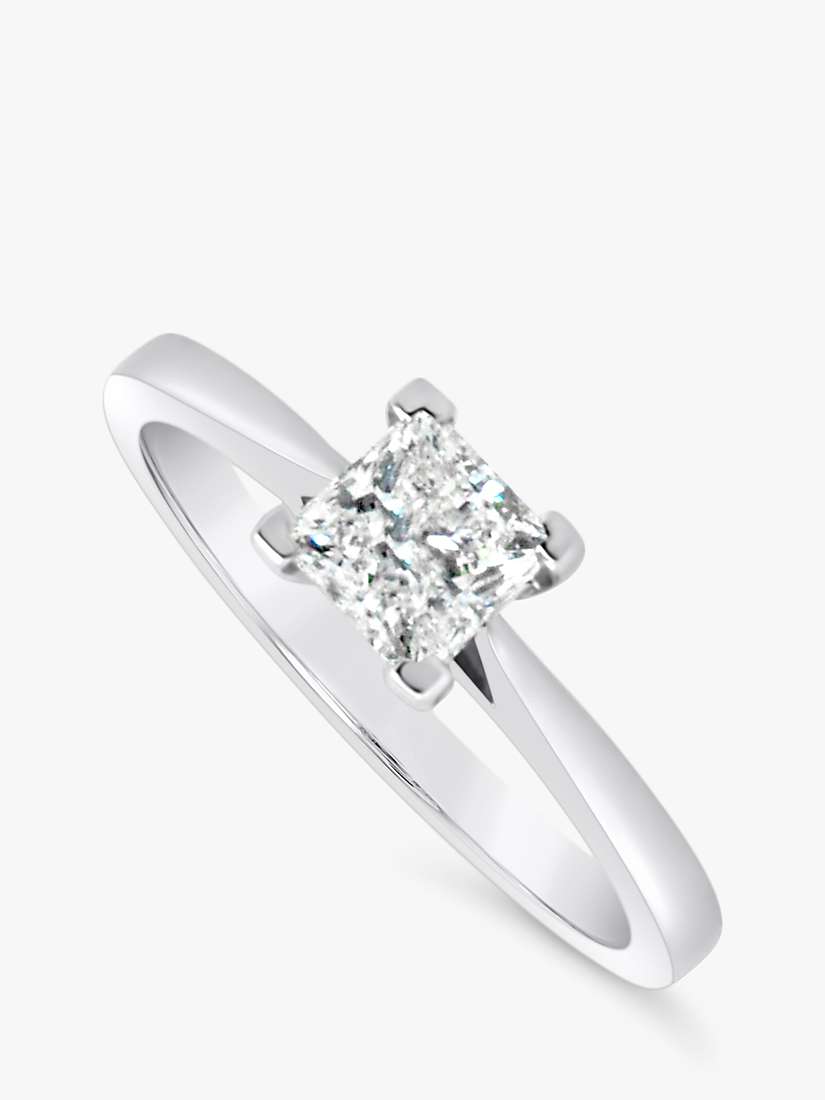 Buy Milton & Humble Jewellery Second Hand Platinum Diamond Engagement Ring Online at johnlewis.com